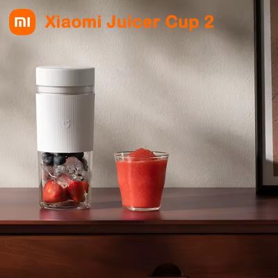 مخلوط‌کن شارژی Mijia مدل MJZZB02PL مناسب تهیه اسموتی، شیک و نوشیدنی‌های تازه؛ طراحی قابل‌حمل و کاربری آسان برای استفاده روزمره در خانه، محل کار یا سفر