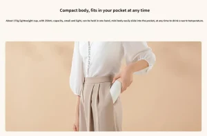 فلاسک قابل حمل شیائومی مدل Mijia MJKB01PL 1 فلاسک قابل حمل شیائومی Mijia